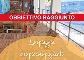Gaslininsieme, La spiaggia dei piccoli pazienti del Gaslini, obbiettivo raggiunto
